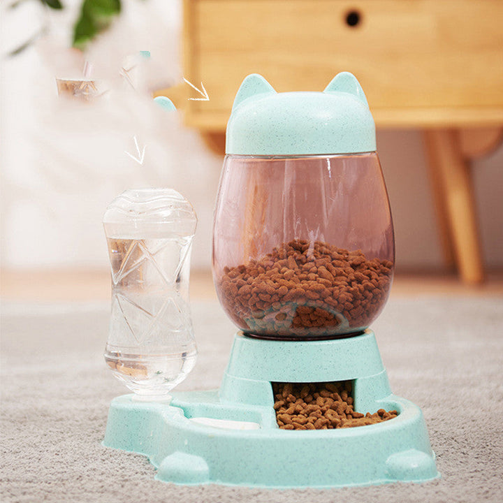 Automatic Pet Feeding And Drinking Bowl
