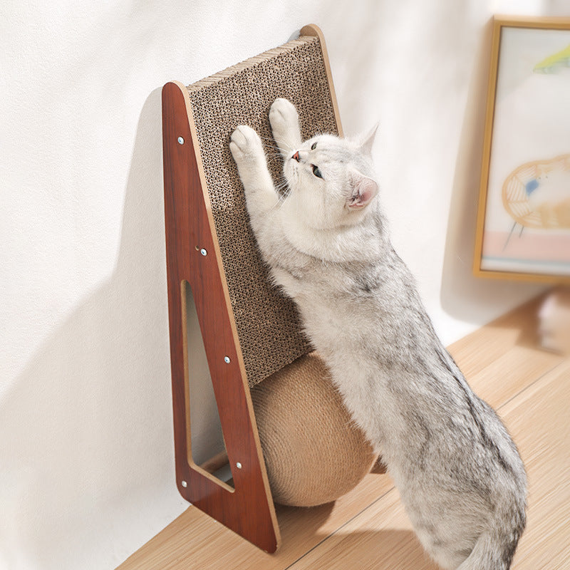 Unleash the Fun with the Pet Corrugated Scratch Board Interactive Toy
