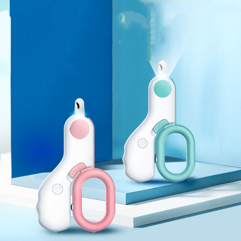 LED Pet Nail Trimmer Grooming Tool